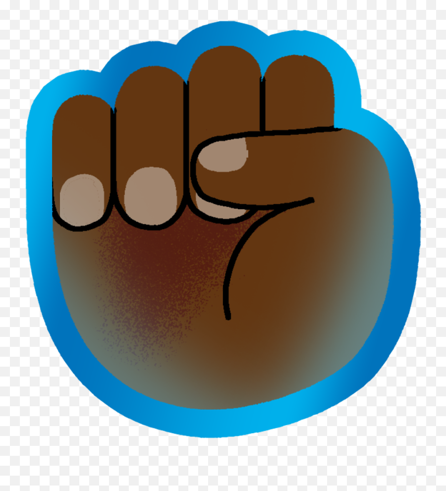 Black Future Month - David Garcia Clip Art Emoji,Star Fist Emoji