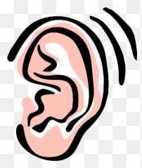 Clipart Hearing Ear Png - Art Transparent Emoji