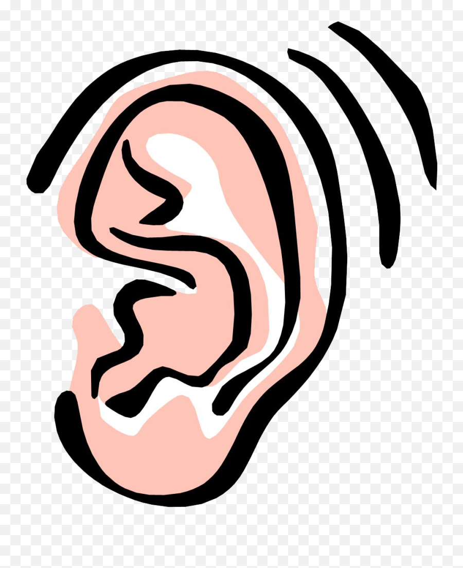 Clipart Hearing Ear Png - Clip Art Ear Transparent Emoji,Hearing Aid Emoji
