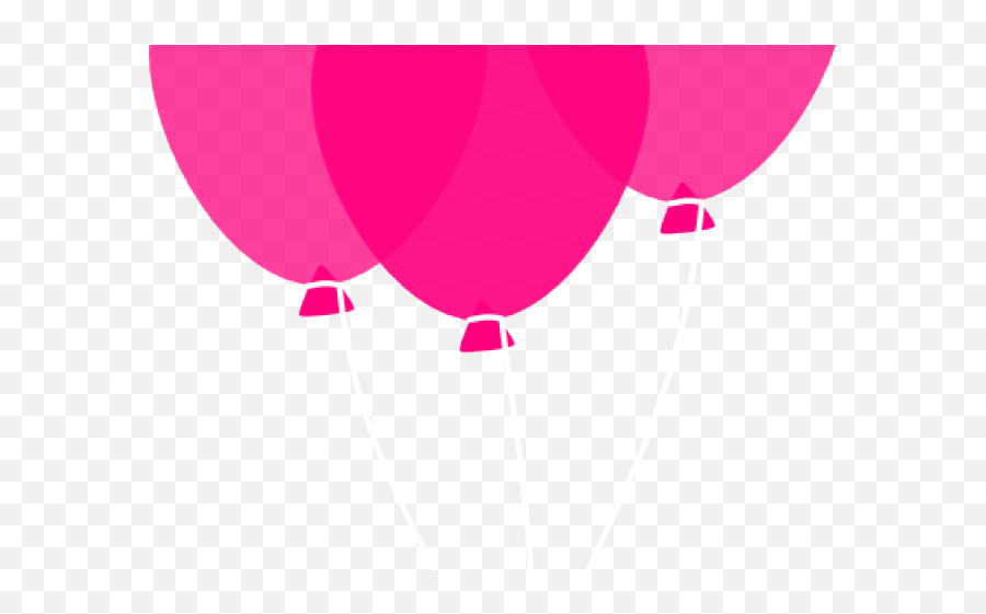 Pink Balloon Free Clip Art Stock - Balloon Emoji,Ballons Emoji