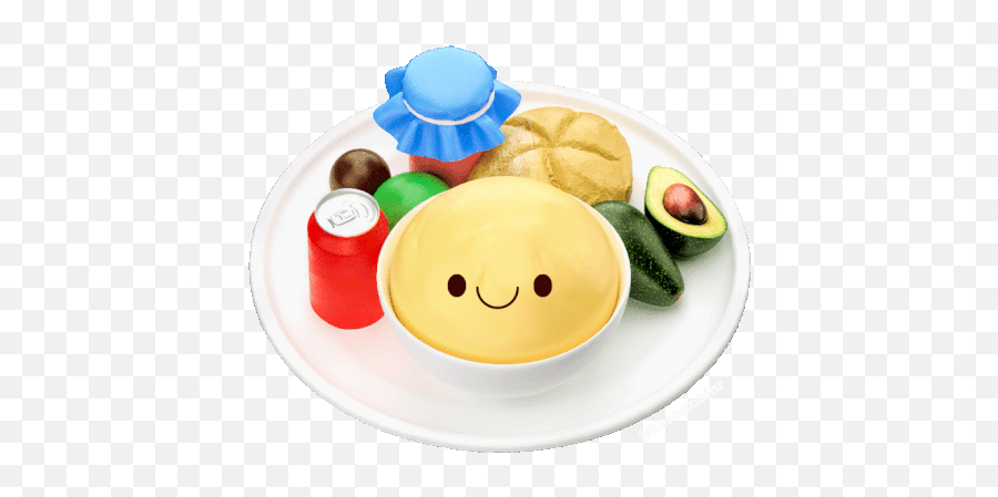 Food Karencolor Gif - Smiley Emoji,Lunch Emoticon
