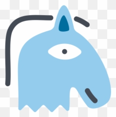Freaky Horse Icon - Clip Art Emoji