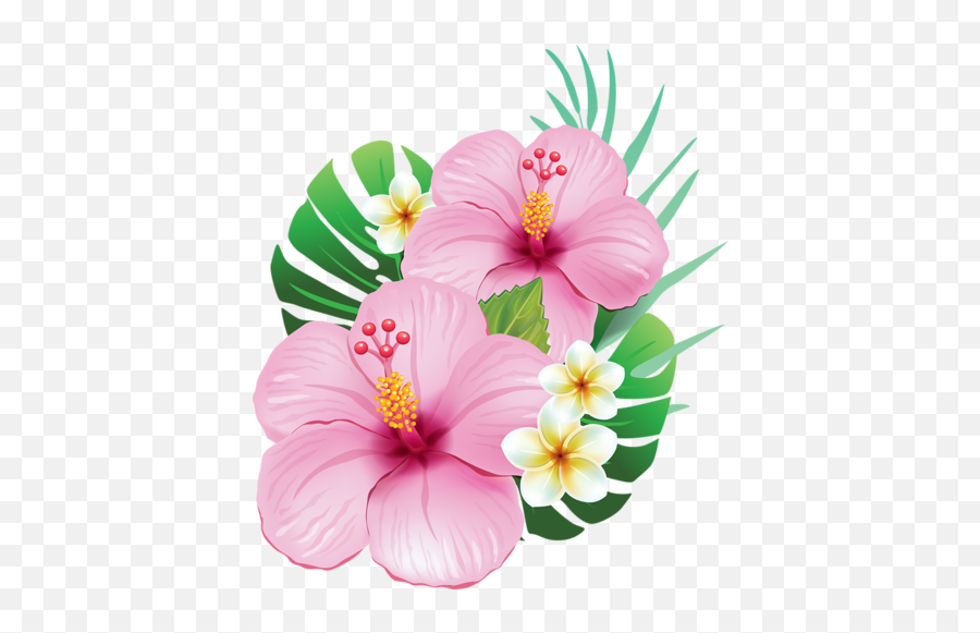 Hibiscus Stickers - Moana Baby Png Flor Emoji,Hibiscus Emoji
