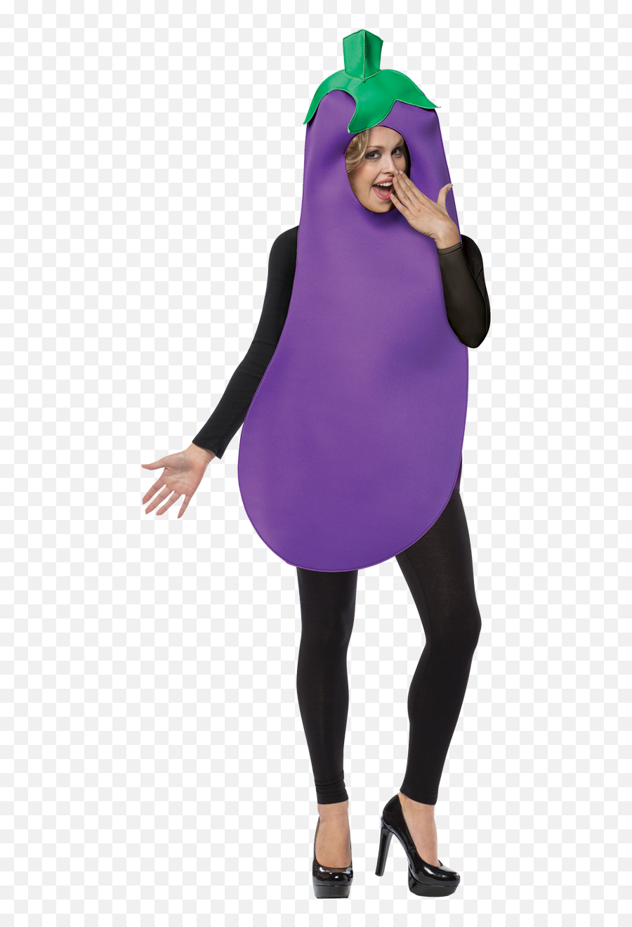 Details About Adult Aubergine Eggplant Emoji Food Novelty Funny Fancy Dress Costume - Aubergine Costume,Vegetable Emoji