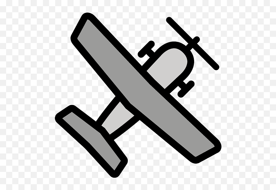 Small Airplane Emoji Clipart - Emoji Avioneta,Emoji Airplane