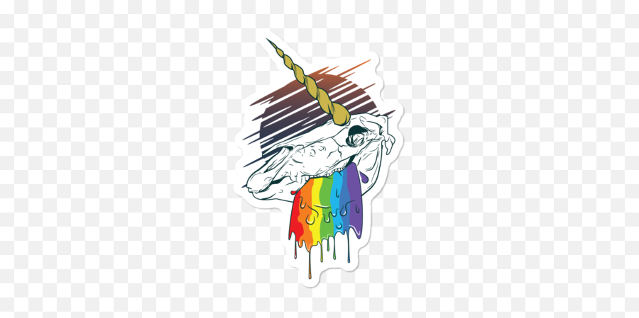 Best Unicorn Stickers Design By Humans - Artistic Emoji,Stork Emoji