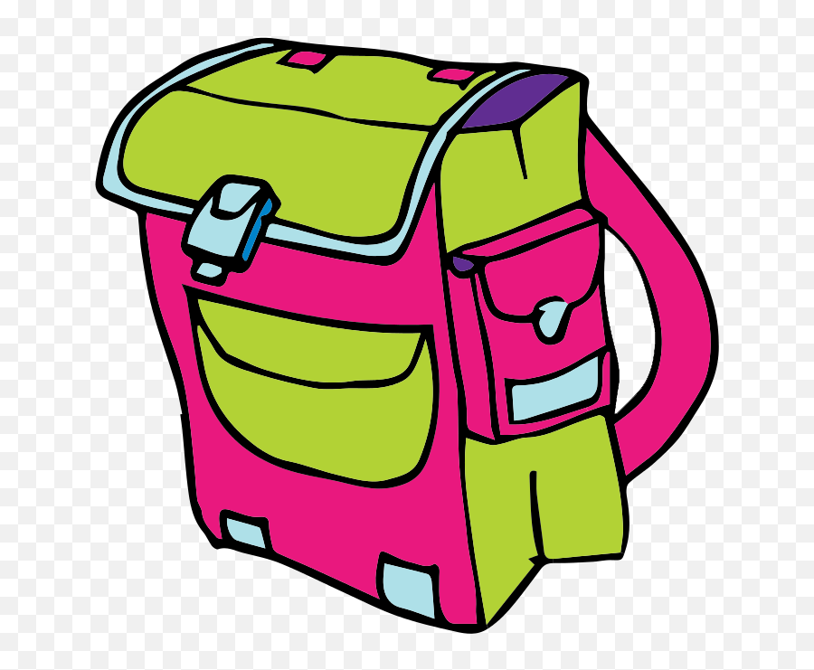 Images Clip Art Clipartwiz - Clip Art Of Bags Emoji,Emoji Backpacks For School