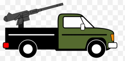 Fighting Vehicle Vector Clip Art - Transparent Background Pickup Truck Clipart Emoji,Pickup Truck Emoji