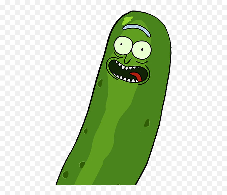 Pickle Rick - Rick And Morty Cucumber Emoji,Pickle Emoji