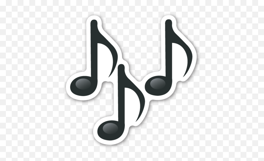 Multiple Musical Notes - Emoji Nota Musical Png,Note Emoji