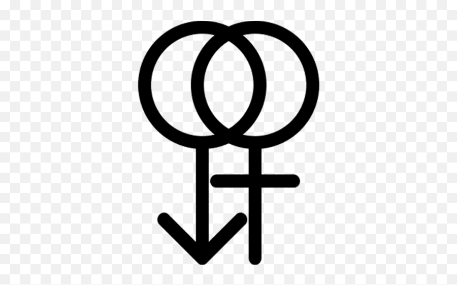 Transgender Lesbian Symbol - Gender Logo Transparent Background Emoji,Gender Symbol Emoji