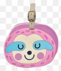 Sloth Luggage Tag - Cartoon Emoji,Sloth Emoji