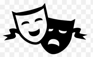 Musical Theatre Drama Masks Clipart - Transparent Background Theatre Masks Emoji,Performing Arts Emoji