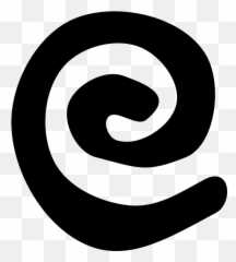 Black Spiral Vector Image - Spirals Clipart Emoji,Snake Emoji