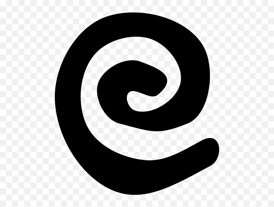 Black Spiral Vector Image - Spirals Clipart Emoji,Snake Emoji