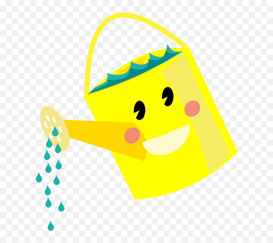 Watering Can Pot - Smiling Watering Can Clipart Emoji,Rain Emoticon