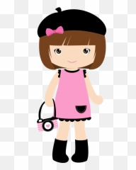Cartoon Girl Children Cartoon Clipart - Molde De Uma Menina Emoji,Asian Girl Emoji