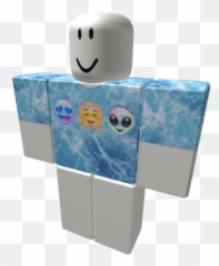 Waves Tumblr Emoji Shirt - Roblox Light Blue T Shirt,Waves Emoji