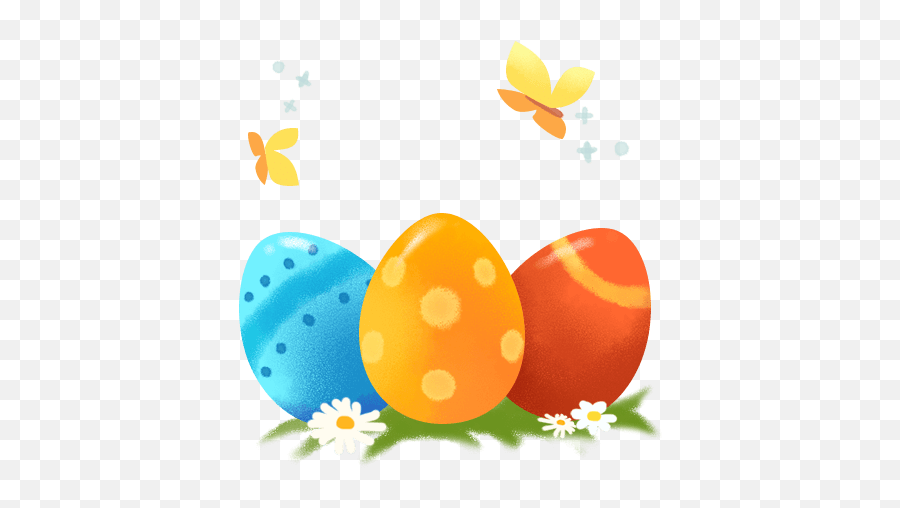 Easter Egg Eggs Multicolor - Flower Emoji,Emoji Easter Egg