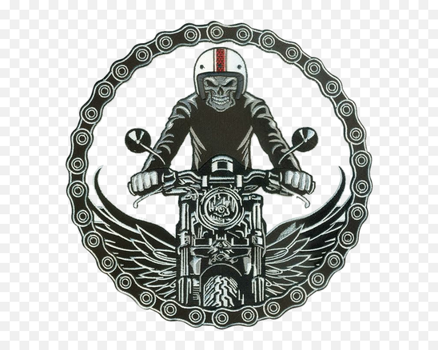 Motorcycle Biker Harleydavidson Harley - Motorcycle Chain Logo Emoji,Motorcycle Emoji Harley