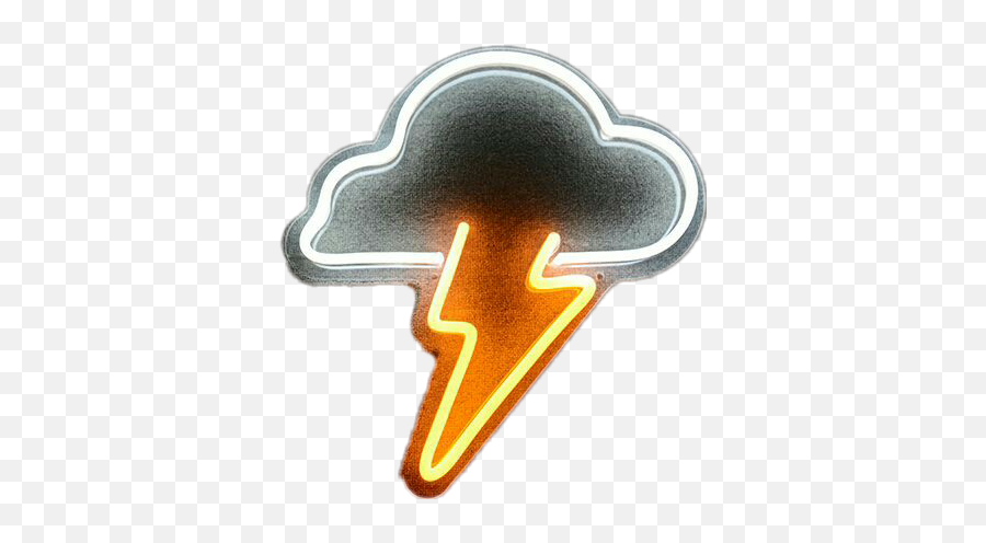 Nuvem Thunder Cloud Raio Trovao Led Luz - Buckle Emoji,Thunder Cloud Emoji