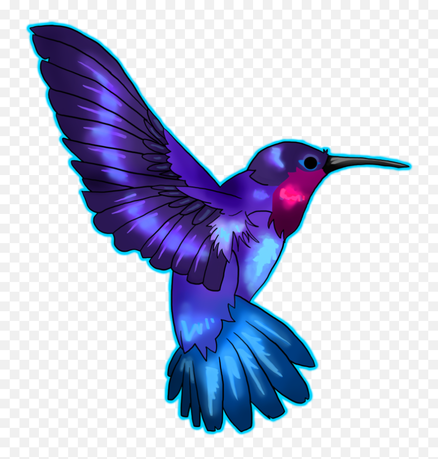 Hummingbird Clipart Sparrow Hummingbird Sparrow Transparent - Blue And Purple Hummingbird Emoji,Hummingbird Emoji
