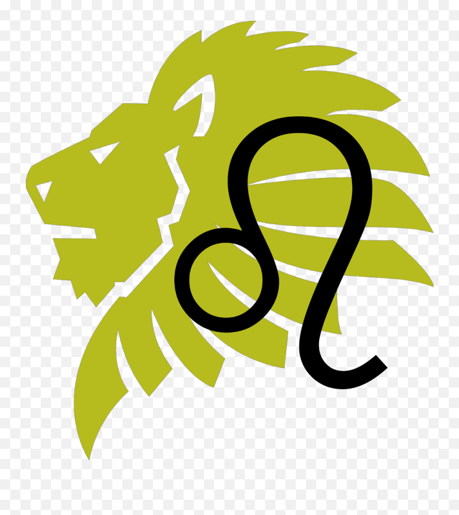 Scleo Leo Zodiac - Transparent Lion Head Silhouette Png Emoji,Emoji Leo