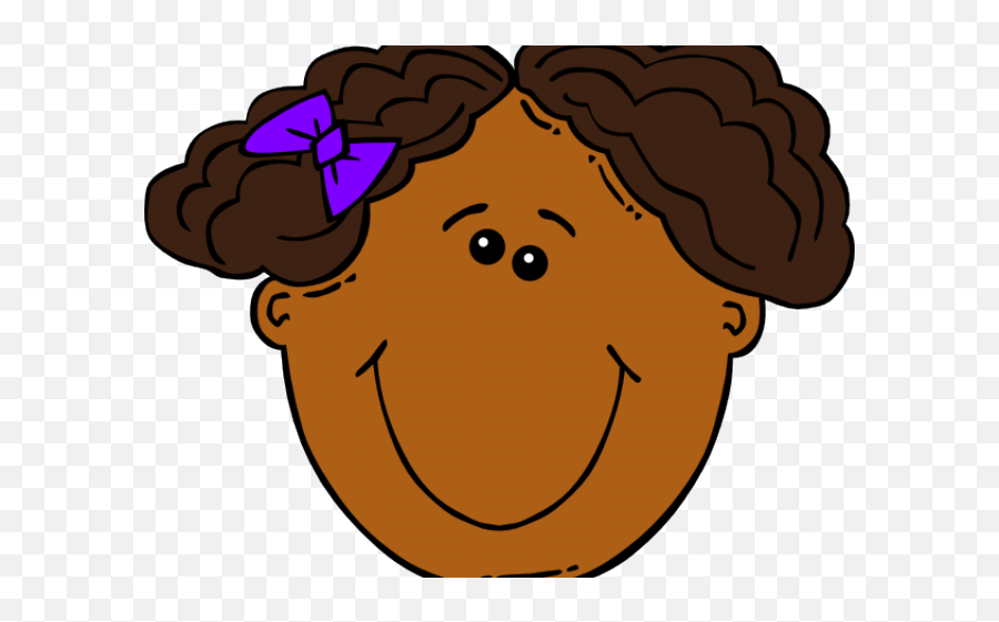 Girl Face Cartoon Clipart - Kid Face Cartoon Png Emoji,Girl Emoji Faces