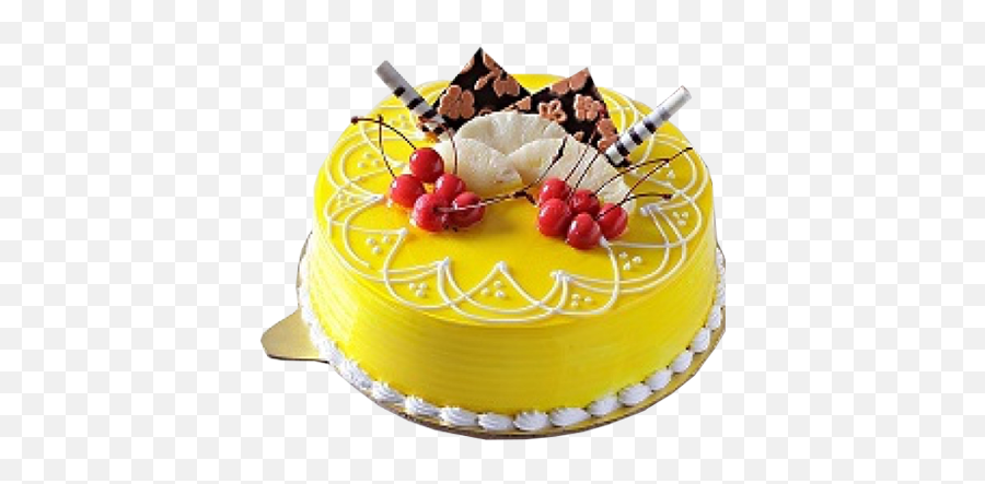 Birthday Cakes - Pineapple Pastry Cake For Birthday Emoji,Emoji For Birthday Cake