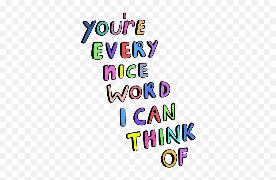 Transparent Tumblr Words Transparent - You Re A Nice Person Emoji,Woah Emoji