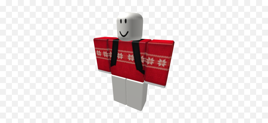 Red Christmas Sweater With Bookbag - Roblox Shirt Template Emoji,Emoji Bookbag