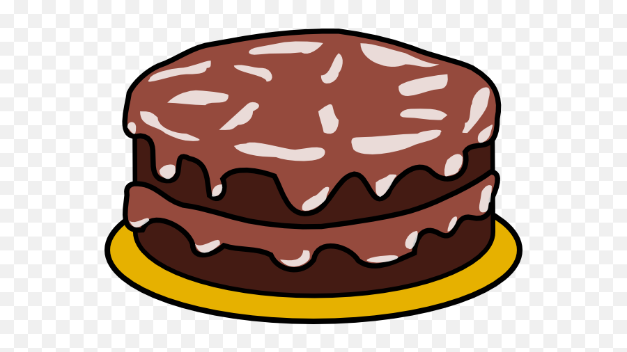 Birthday Cake Clipart Without Candles - Birthday Cake No Candles Emoji,Emoji Cookie Cake