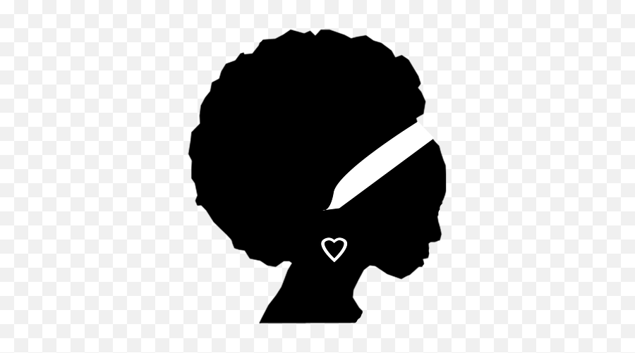 Natural Curly Hair Silhouette - African Woman Silhouette Free Emoji,Curly Hair Emoji