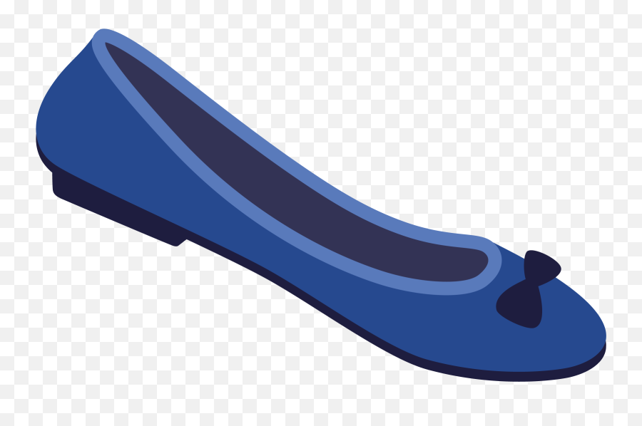 Clipart Shoes Blue Shoe - Ballet Flats Emoji,Ballet Emoji