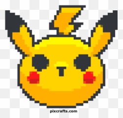 Pokemon - Original Pac Man Pixel Emoji,Pikachu Emoticon