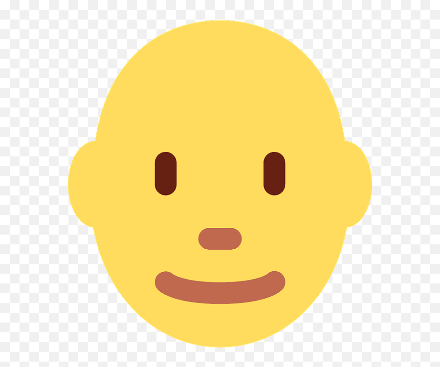 Bald Emoji Clipart - Man Bald Emoji,Old Person Emoticon