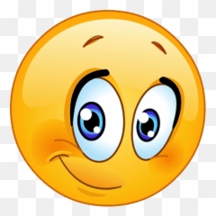 Bashful Smiley PNG image with transparent background - Emoji