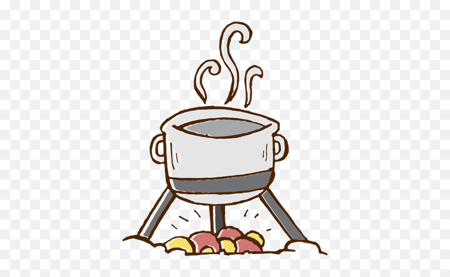 Camping Cooking Pot Icon - Transparent Png U0026 Svg Vector File Cooking Food Camping Clipart Emoji,Cooking Emoji