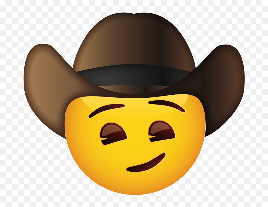 Emoji - Smiley,Cowboy Hat Emoji