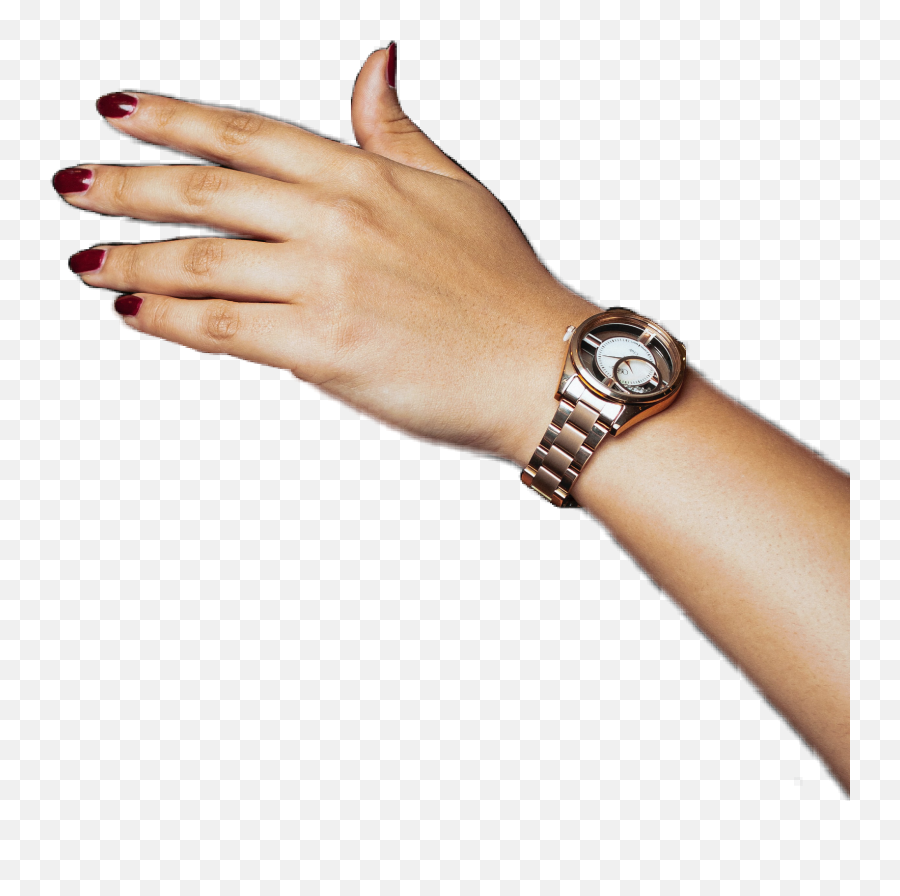 Hand Fingers Sticker - Watch Strap Emoji,Metal Fingers Emoji