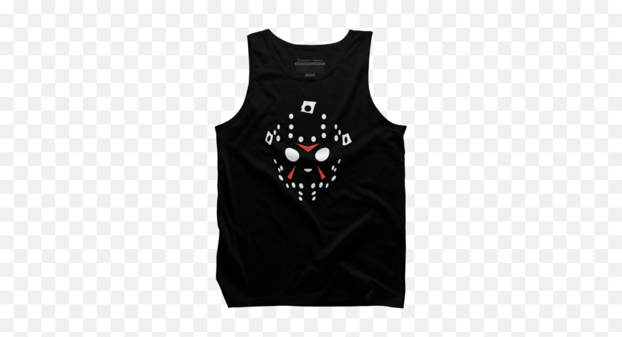 Shop Palmstreetgalleryu0027s Design By Humans Collective Store - Sleeveless Emoji,Hockey Mask Emoji