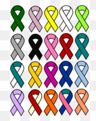 Cancer Ribbons - For Png Emoji