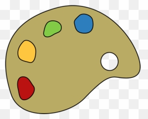 Free Artist Palette Png Download - Paint Clip Emoji