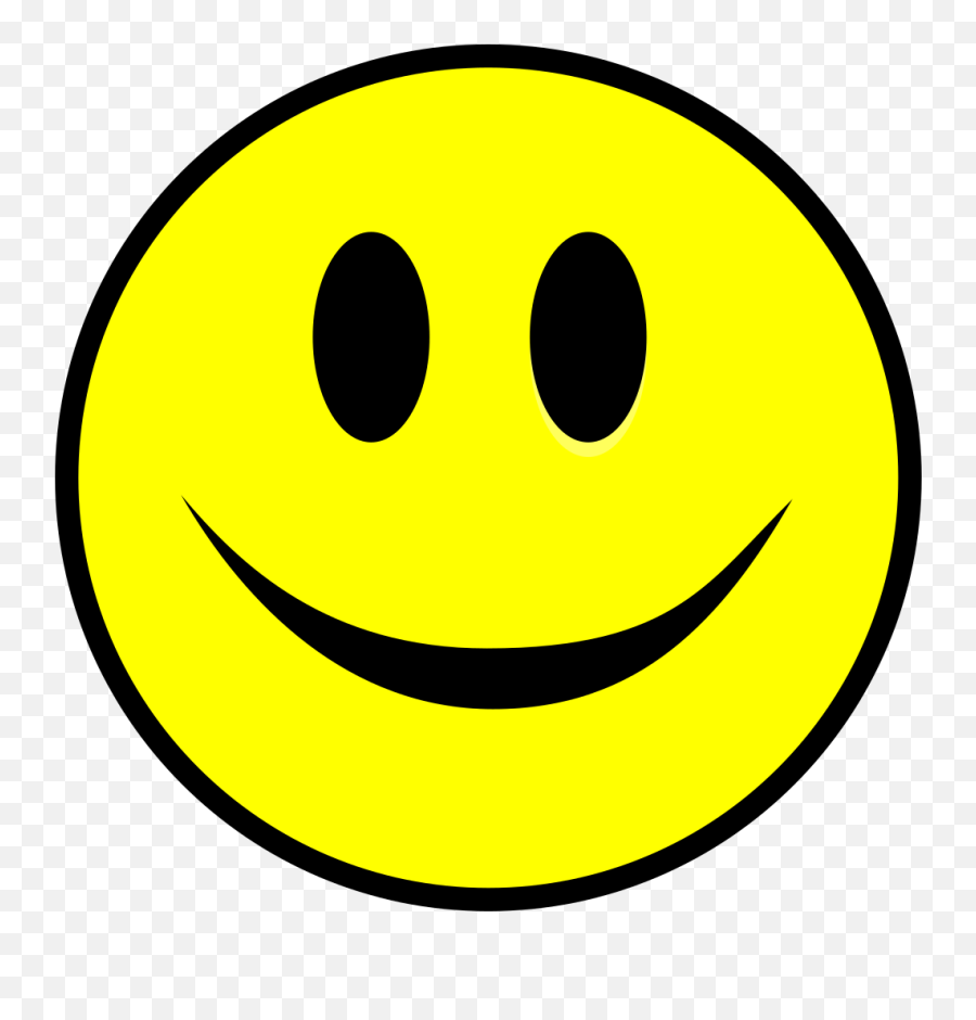 Smiling Smiley Yellow Simple - Smile Simple Emoji,Smiley Emoticon