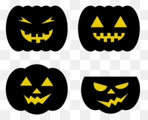 De Halloween Calabaza Emoticonos - Cartoon Scary Pumpkin Png Emoji