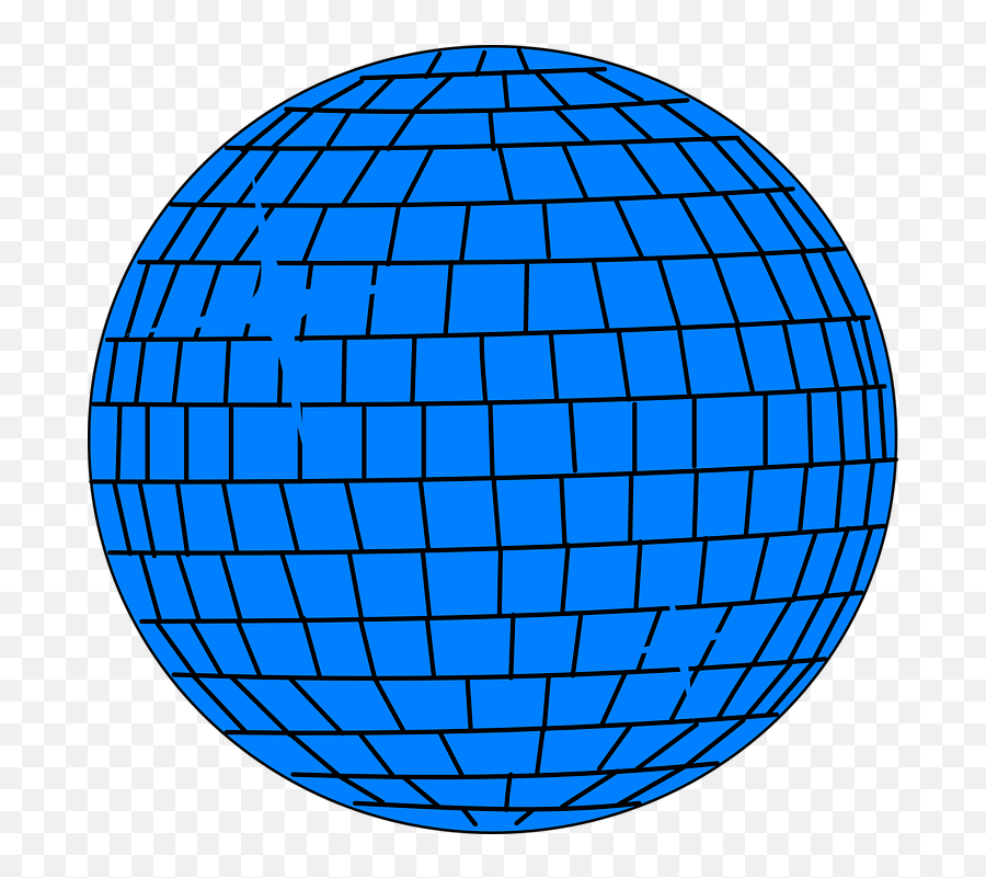 Disco Ball Blue - Discoball Clip Art Emoji,Disco Ball Emoji
