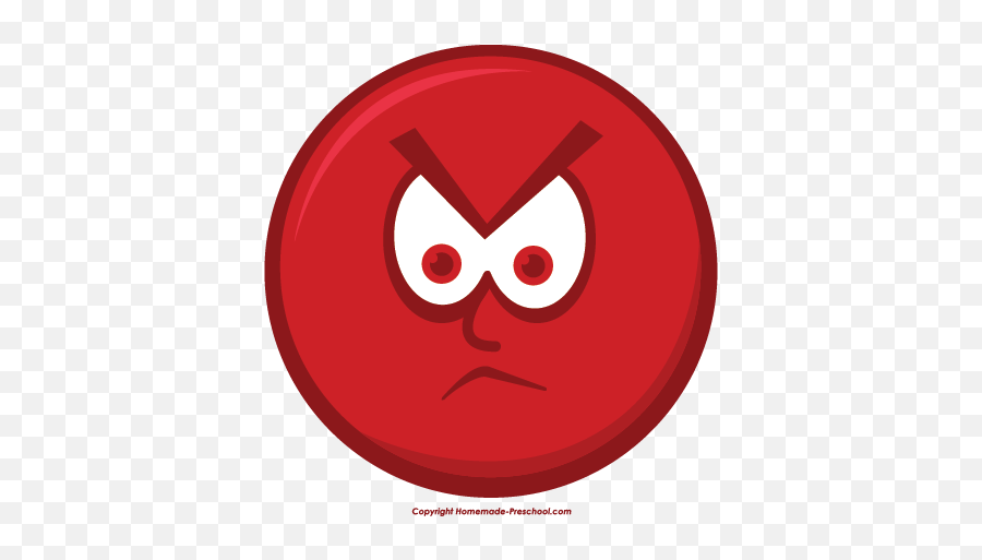 Anger Bad Temper Transparent Png - Angry Face For Preschool Emoji,Flattered Emoji