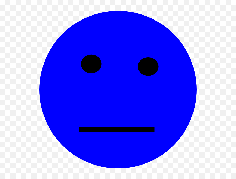 Neutral Face Clipart - Smiley Emoji,Neutral Face Emoji