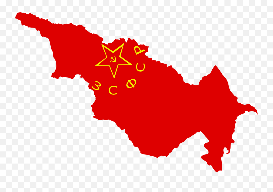Transcaucasian Sfsr - Azerbaijan Map Png Emoji,Georgia Flag Emoji