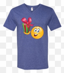 Funny Christmas Emoji T Shirt 982 Anvil